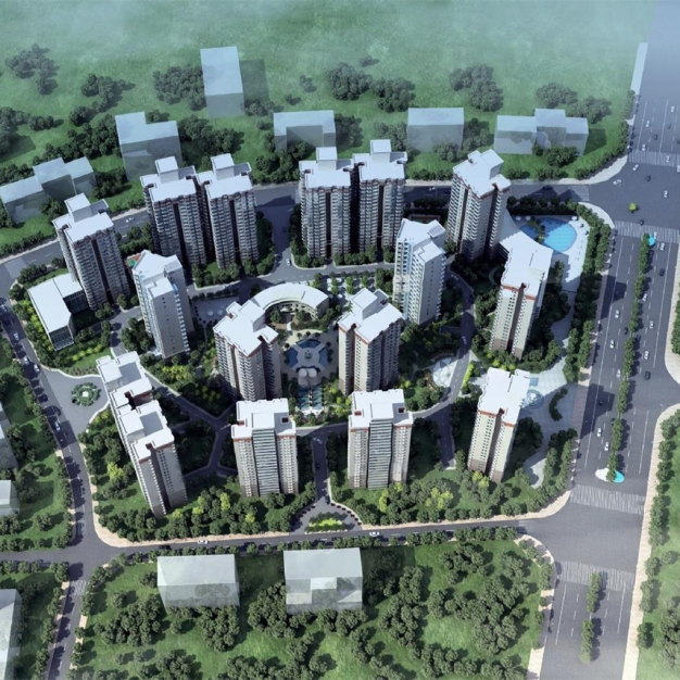 小区建筑3D模型